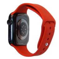 Ремешки для Apple Watch Series 1 (42 mm) Sport Band силиконовый (размер S) <темно-красный>