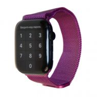 Ремешки для Apple Watch SE (40 mm) металлический миланский <фиолетовый>