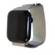 Ремешки для Apple Watch SE (40 mm) металлический миланский <серебро>