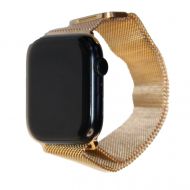 Ремешки для Apple Watch SE (40 mm) металлический миланский <розовое золото>