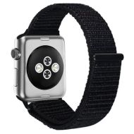 Ремешки для Apple Watch SE (40 mm) спортивный на липучке <черный>
