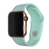 Ремешки для Apple Watch SE (40 mm) Sport Band силиконовый (размер L) <мятный>