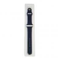 Ремешки для Apple Watch Series 6 (40 mm) Sport Band силиконовый (размер L) <полночный синий>