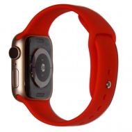 Ремешки для Apple Watch Series 5 (40 mm) Sport Band силиконовый (размер L) <светло-красный>