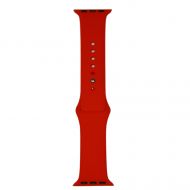 Ремешки для Apple Watch Series 6 (40 mm) Sport Band силиконовый (размер L) <светло-красный>