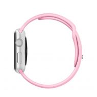 Ремешки для Apple Watch Series 1 (38 mm) Sport Band силиконовый (размер L) <светло-розовый>