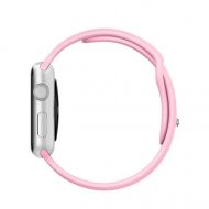 Ремешки для Apple Watch Series 4 (40 mm) Sport Band силиконовый (размер L) <светло-розовый>