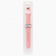Ремешки для Apple Watch Series 1 (38 mm) Sport Band силиконовый (размер L) <светло-розовый>