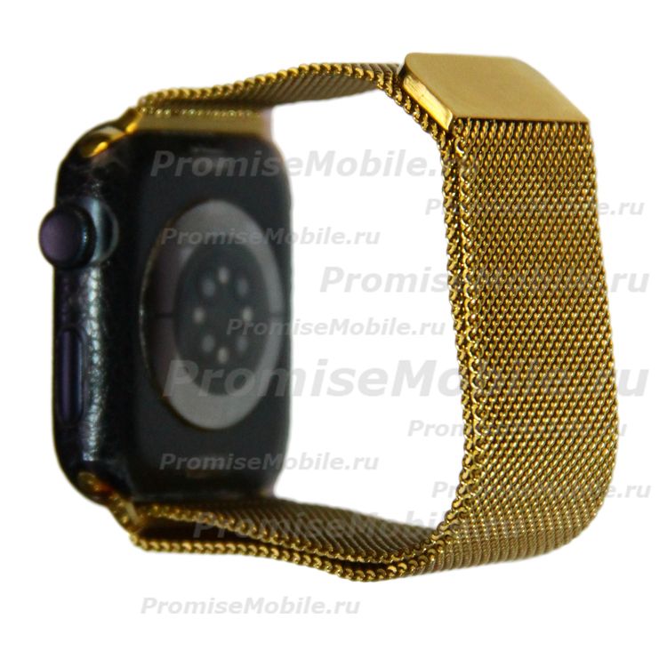 Ремешки для Apple Watch Series 1 (42 mm) металлический миланский <золотой> ― 