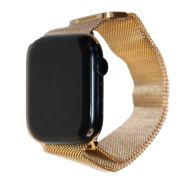 Ремешки для Apple Watch SE (44 mm) металлический миланский <розовое золото>