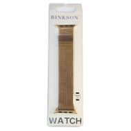 Ремешки для Apple Watch SE (44 mm) металлический миланский <розовое золото>