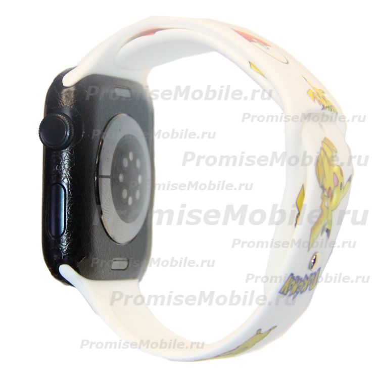 Ремешки для Apple Watch SE (44 mm) силиконовый (рис. 011) ― 