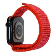 Ремешки для Apple Watch Series 1 (42 mm) спортивный на липучке <красный>