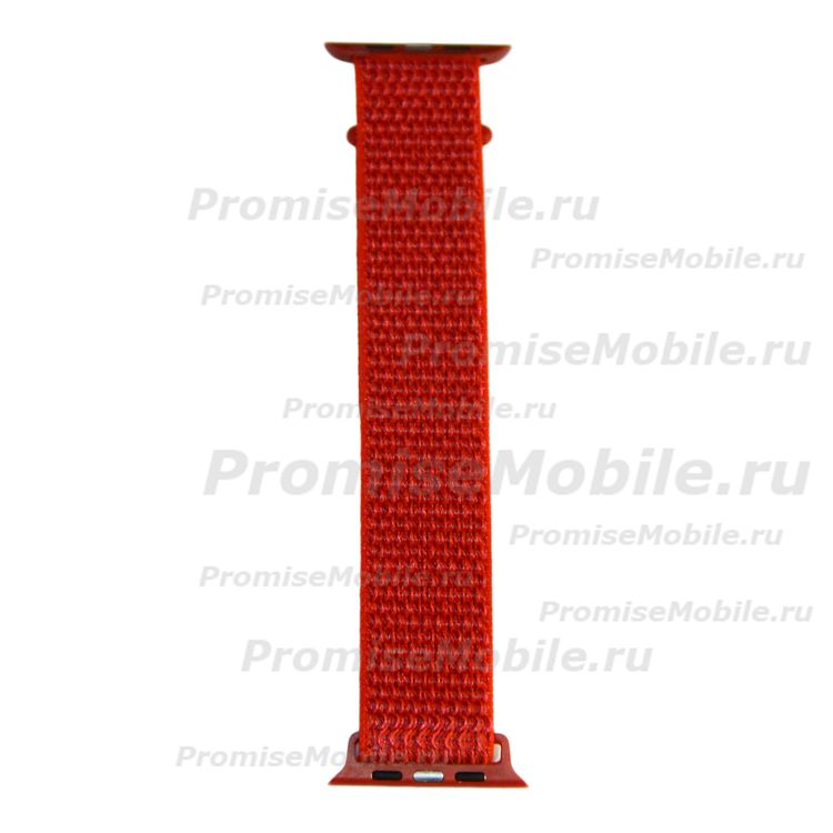 Ремешки для Apple Watch Series 1 (42 mm) спортивный на липучке <красный> ― 