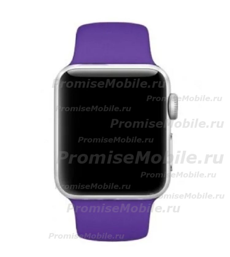 Ремешки для Apple Watch SE (44 mm) Sport Band силиконовый (размер L) <темный индиго> ― 