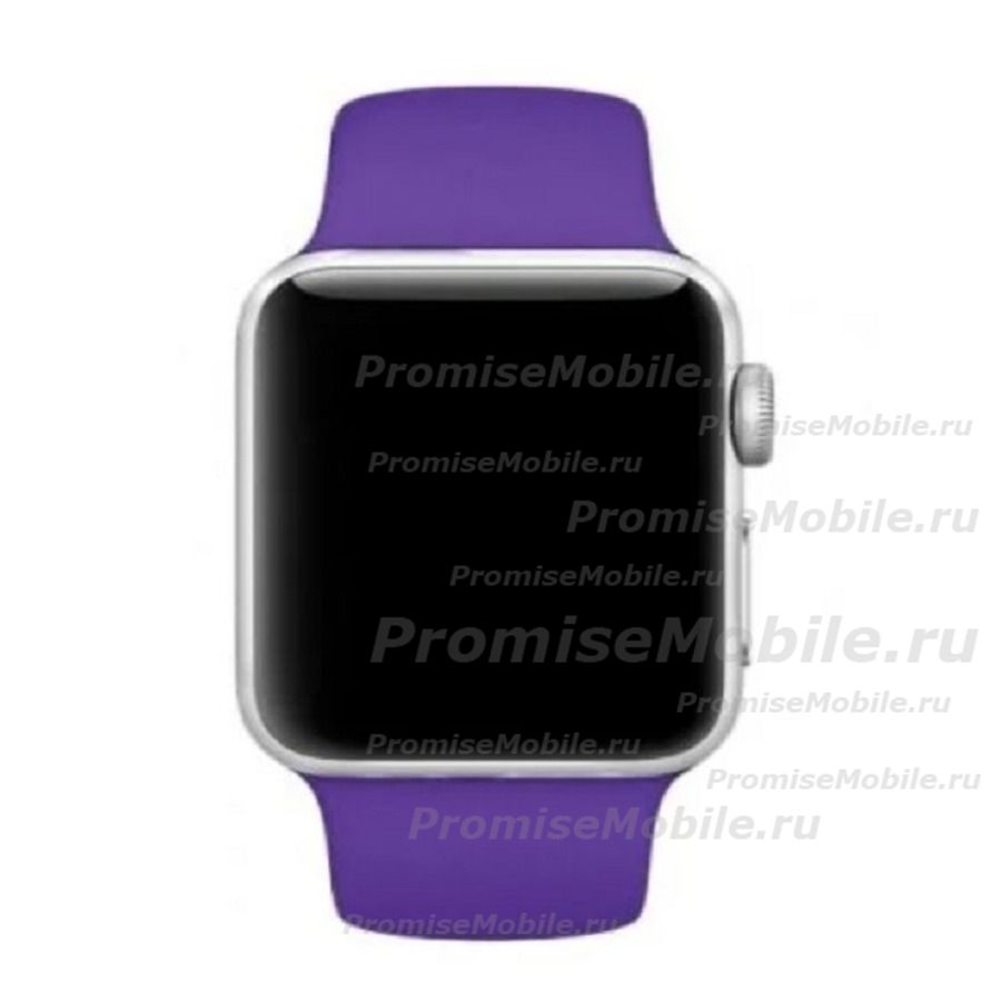 Ремешки для Apple Watch Series 5 (40 mm) Sport Band силиконовый (размер L) <темный индиго> ― 