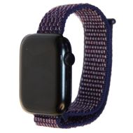 Ремешки для Apple Watch SE (44 mm) спортивный на липучке <темно-фиолетовый>