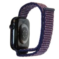 Ремешки для Apple Watch SE (44 mm) спортивный на липучке <темно-фиолетовый>