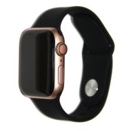 Ремешки для Apple Watch SE (44 mm) Sport Band силиконовый (размер L) <черный>