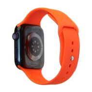 Ремешки для Apple Watch Series 1 (42 mm) Sport Band силиконовый (размер S) <оранжевый шафран>