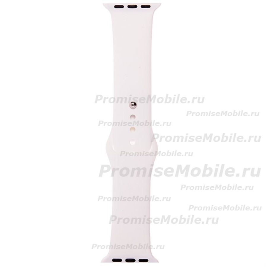 Ремешки для Apple Watch Series 1 (42 mm) Sport Band силиконовый (размер L) <белый> ― 