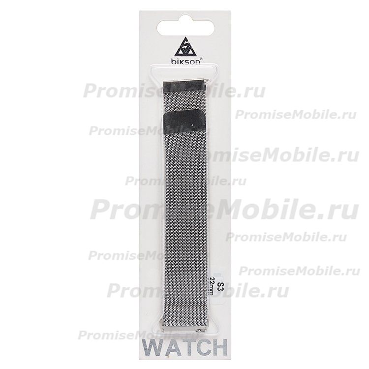 Ремешки Samsung SM-R830 (Galaxy Watch Active 2 40 mm) металлические, сетчатые <серебро> ― 