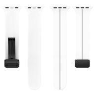 Ремешок для Apple Watch Series 8 (41 mm) силиконовый на магните <белый>