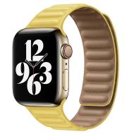 Ремешок для Apple Watch Series 8 (41 mm) силиконовый на магните №2 <желтый>