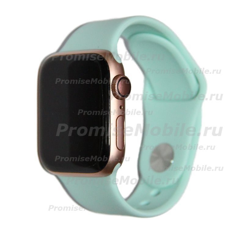 Ремешки для Apple Watch Series 7 (41 mm) Sport Band силиконовый (размер S) <мятный> ― 