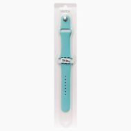 Ремешки для Apple Watch Series 7 (41 mm) Sport Band силиконовый (размер S) <мятный>