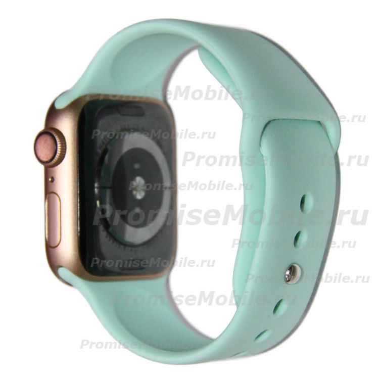 Ремешки для Apple Watch Series 7 (41 mm) Sport Band силиконовый (размер S) <мятный> ― 