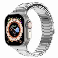 Ремешок для Apple Watch Series 7 (45 mm) металлический на магните <серебристый>