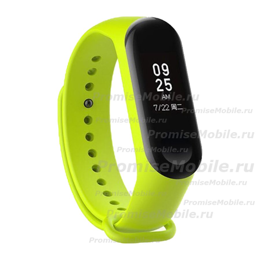 Ремешок для Xiaomi Mi Band 3 силиконовый <зеленый> ― 