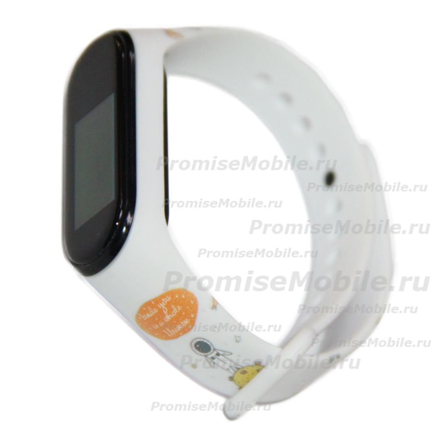 Ремешок для Xiaomi Mi Band 3 силиконовый WB01 (рис. 001) ― 