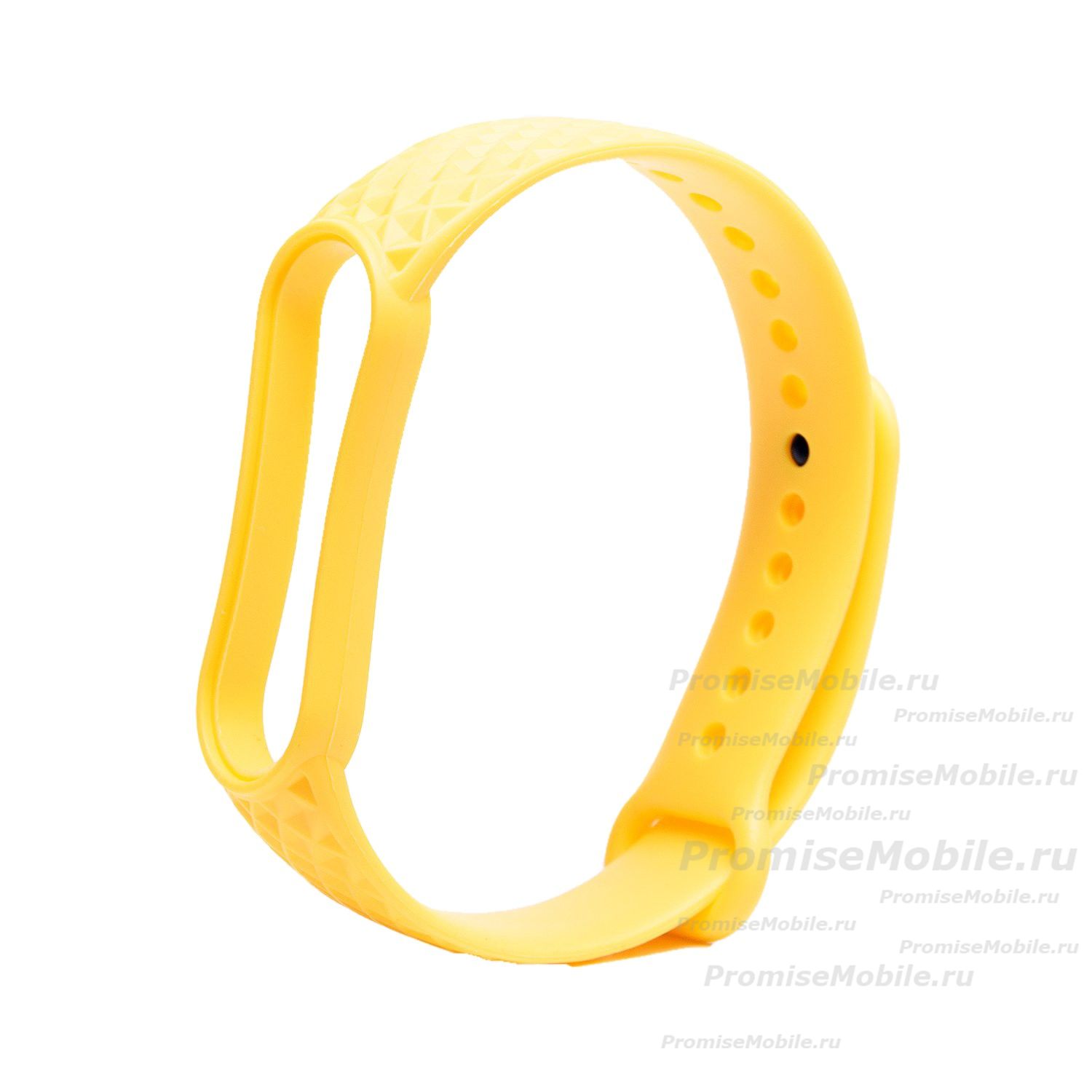Ремешок для Xiaomi Mi Band 5 ребристый <желтый> ― 
