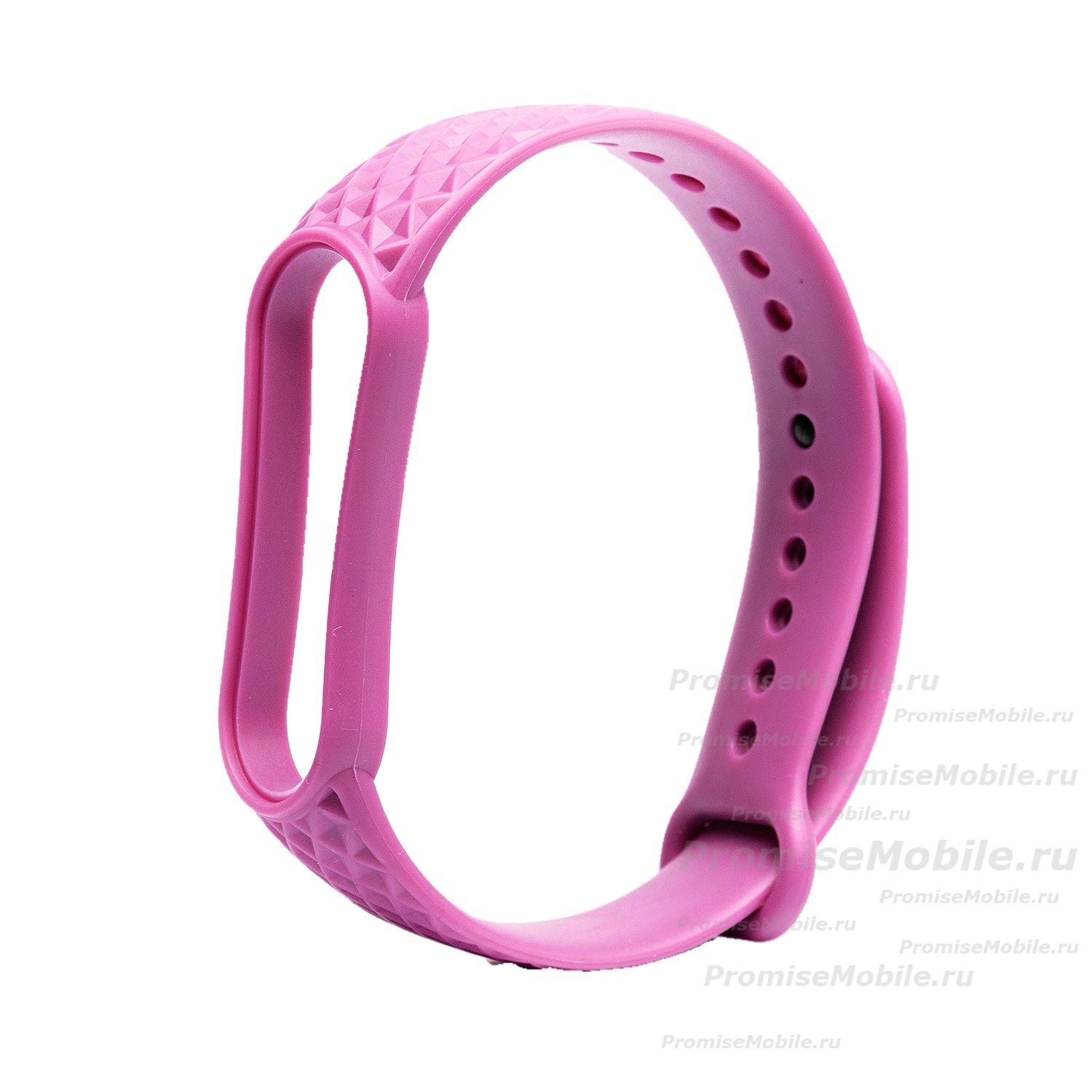 Ремешок для Xiaomi Mi Band 5 ребристый <фиолетовый> ― 