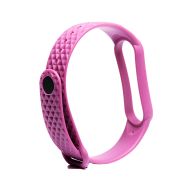 Ремешок для Xiaomi Mi Band 5 ребристый <фиолетовый>