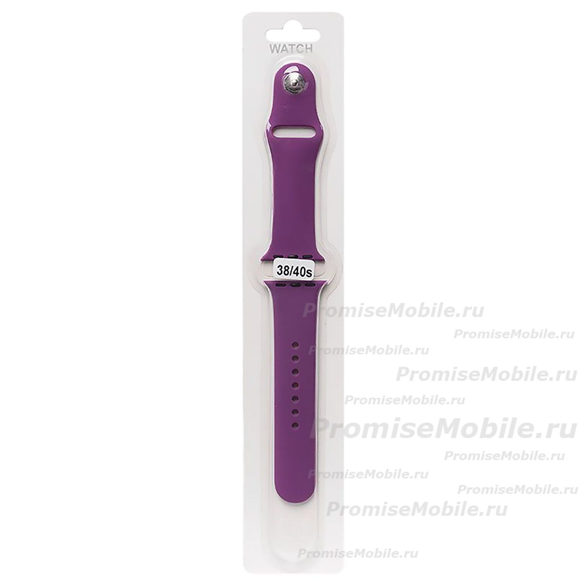 Ремешки для Apple Watch Series 5 (40 mm) Sport Band силиконовый (размер L) <пурпурный> ― 