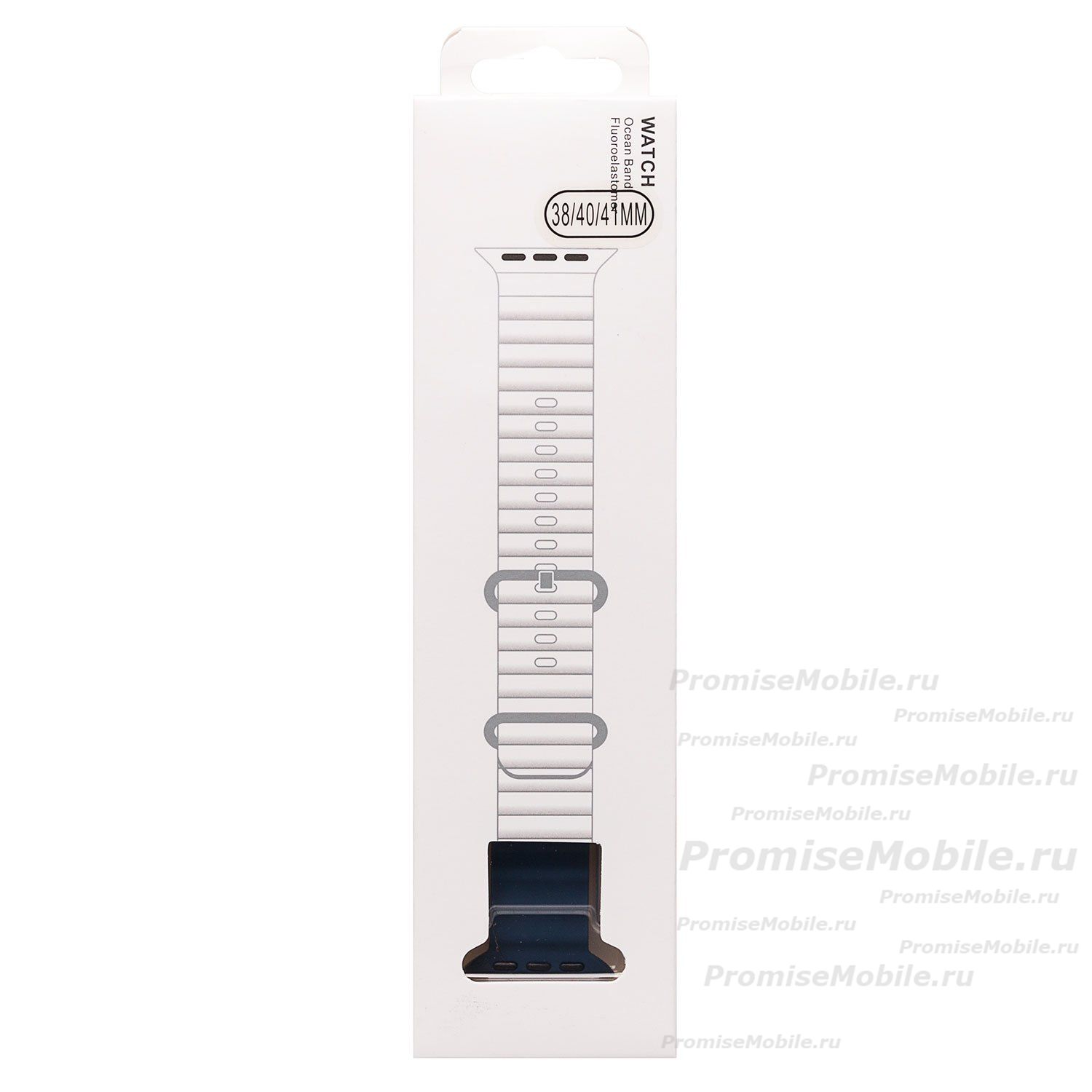 Ремешки для Apple Watch Series 1 (38 mm) Ocean Band силиконовый <темно-синий> ― 