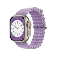 Ремешки для Apple Watch SE (44 mm) Ocean Band силиконовый <светло-фиолетовый>