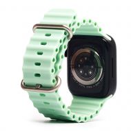 Ремешки для Apple Watch Series 7 (41 mm) Ocean Band силиконовый <мятный>