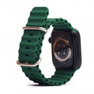 Ремешки для Apple Watch Series 6 (44 mm) Ocean Band силиконовый <зеленый>