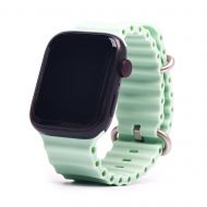 Ремешки для Apple Watch Series 5 (44 mm) Ocean Band силиконовый <мятный>