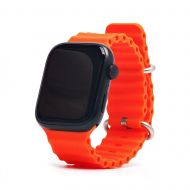 Ремешки для Apple Watch SE (44 mm) Ocean Band силиконовый <оранжевый>