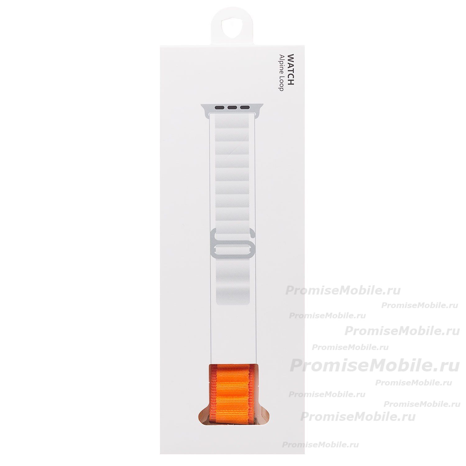 Ремешок для Apple Watch Series 3 (38 mm) Alpine Loop текстиль <оранжевый> ― 