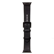 Ремешок для Apple Watch Series 7 (45 mm) экокожа <черный>