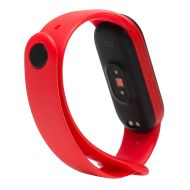 Ремешок для Xiaomi Mi Band 6 силиконовый <красный>