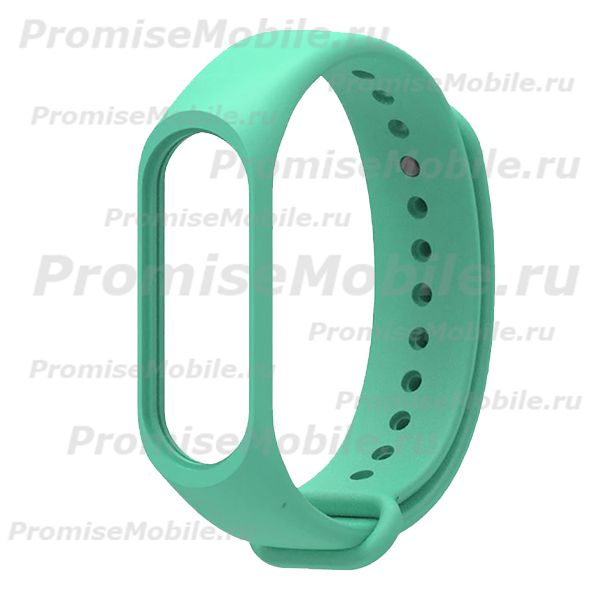 Ремешок для Xiaomi Mi Band 3 силиконовый <темно-зеленый> ― 