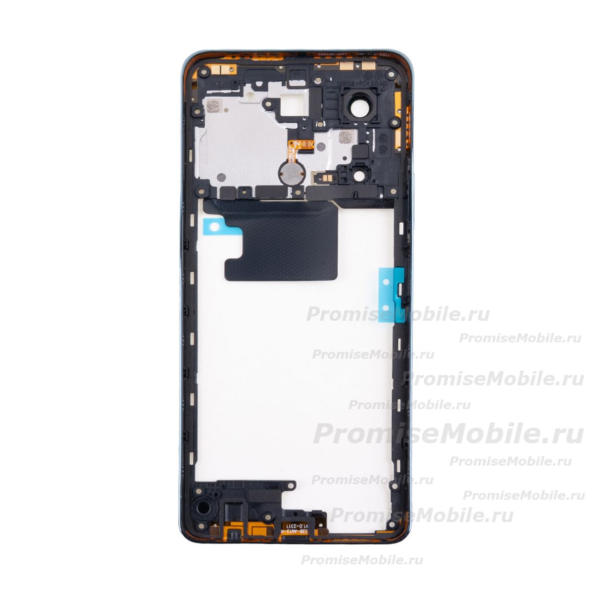 Средняя часть корпуса для Infinix Note 30 (X6833B) <голубой> ― 