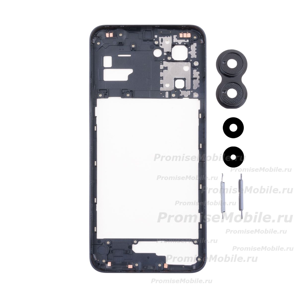 Средняя часть корпуса для Realme C33 <черный> ― 